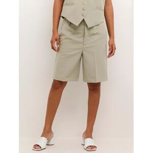 KAFFE Sakura Mid Rise Waist Shorts, Vetiver - Vetiver - Female - Size: 12