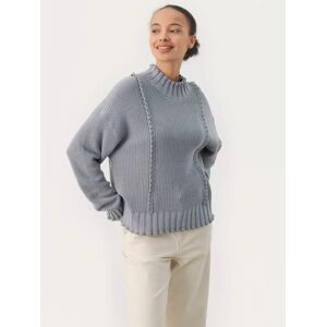 Part Two Elyssa Organic Cotton Long Sleeve Jumper - Tradewinds - Female - Size: L
