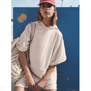 HUSH Taylah Towelling Hoodie, Off White - Off White - Female - Size: S