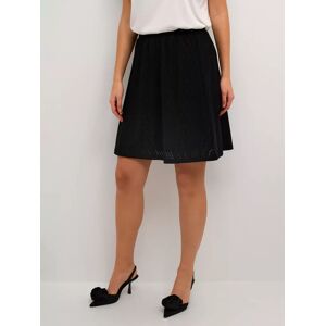 KAFFE Rachel Skirt, Deep Black - Deep Black - Female - Size: 18