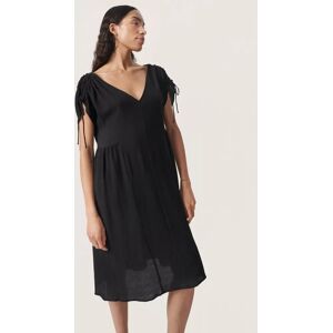 Soaked In Luxury Kehlani Open Back Short Sleeve Dress, Black - Black - Female - Size: XS