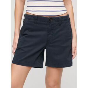 Superdry Classic Chino Shorts - Eclipse Navy - Female - Size: 14