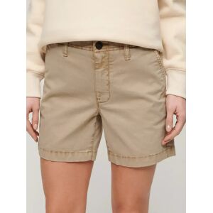 Superdry Classic Chino Shorts - Stonewash Brown - Female - Size: 12