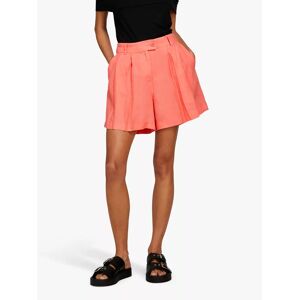 SISLEY Linen Shorts - Red - Female - Size: 12