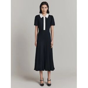 Ghost Bethan Crepe Midi Dress, Black - Black - Female - Size: XS