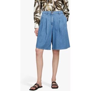 SISLEY Denim Bermuda Shorts, Blue - Blue - Female - Size: 12