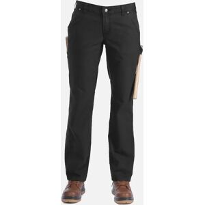 Carhartt WIP Women's Carhartt Womens 102080 Crawford Rugged Original Fit Trousers - Black - Size: 12