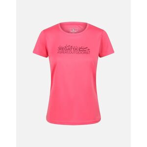 Women's Regatta Womens/Ladies Fingal VI Logo T-Shirt - Pink - Size: 10