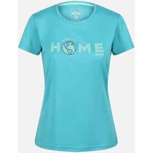 Women's Regatta Womens/Ladies Fingal VI Earth T-Shirt - Blue/Green - Size: 10