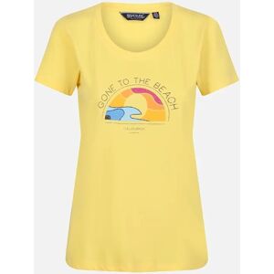 Women's Regatta Womens/Ladies Filandra VI Sunset T-Shirt - Yellow - Size: 8 uk