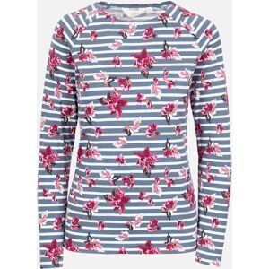 Women's Trespass Womens/Ladies Dellini Floral Long-Sleeved Top - Pewter Pink White Stripe - Size: 22/20