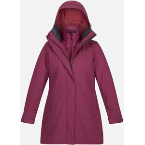 Women's Regatta Womens/Ladies Denbury III 2 in 1 Waterproof Jacket - Purple - Size: 14