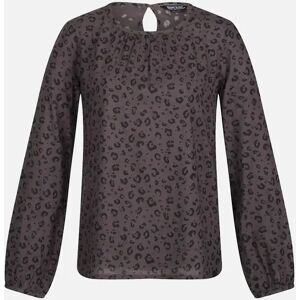 Women's Regatta Womens/Ladies Hadria Animal Print Blouse - Black - Size: 12