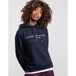 Women's Tommy Hilfiger Heritage Logo Womens Hoodie - Blue/Black - Size: 6