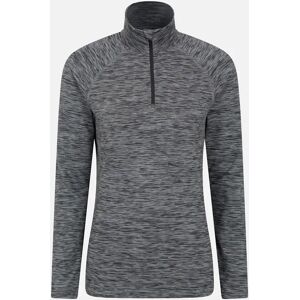 Women's Mountain Warehouse Womens/Ladies Bend & Stretch Half Zip Midlayer - Black - Size: 22