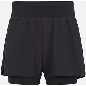 Women's Mountain Warehouse Womens/Ladies Double Layered Running Shorts - Black - Size: 18/32in