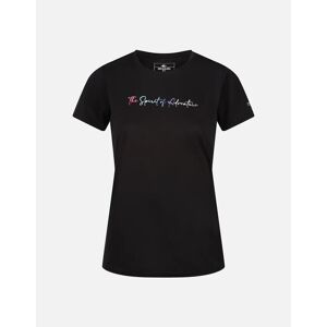 Women's Regatta Womens/Ladies Fingal VII The Spirit Of Adventure T-Shirt - Black - Size: 14