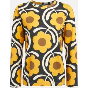 Women's Regatta Womens/Ladies Orla Kiely Flower Long-Sleeved Winter T-Shirt - Apple Blossom Yellow - Size: 14