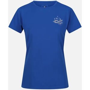 Women's Regatta Womens/Ladies Fingal VII Logo T-Shirt - Olympian Blue - Size: 18