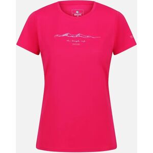 Women's Regatta Womens/Ladies Fingal VII The Simple Life Mountain T-Shirt - Pink - Size: 8