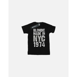 Women's Blondie Womens/Ladies Punk NYC Cotton Boyfriend T-Shirt - Black - Size: 22/20