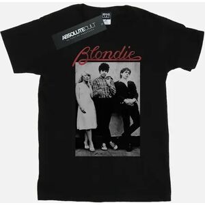 Women's Blondie Womens/Ladies Distressed Band Cotton Boyfriend T-Shirt - Black - Size: 22/20