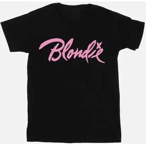 Women's Blondie Womens/Ladies Classic Logo Cotton Boyfriend T-Shirt - Black - Size: 22/20