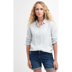 Women's Barbour Marine Womens Long Sleeve Shirt - Chambray Stripe - Size: 14