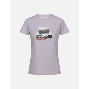 Women's Regatta Womens/Ladies Fingal VIII Photograph T-Shirt - Lilac Frost - Size: 18