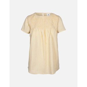 Women's Trespass Womens/Ladies Candice Gingham Smock Top - Pale Maize - Size: L