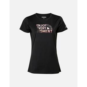 Women's Regatta Womens/Ladies Fingal VIII Enjoy Every Moment T-Shirt - Black - Size: 10