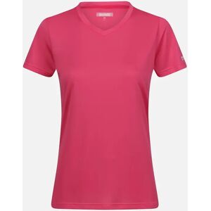 Women's Regatta Womens/Ladies Fingal V Neck T-Shirt - Pink - Size: 18