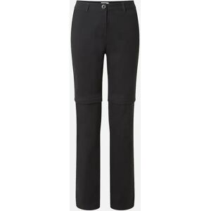 Women's Craghoppers Womens/Ladies Kiwi Pro II Convertible Trousers - Black - Size: 20L uk