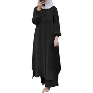 Briskorry Abaya Dress, Kaftan Women's Long Prayer Clothing with Hijab, Long Sleeve Muslim Clothing, Islam Clothing Set, Maxi Hijab Dress, Middle East, Islam Abaya Set, Long Sleeve Arabic Robe