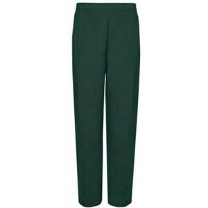 EBTISAM Ladies Half Elasticated Waist Trousers 2 Front Side Pockets Short Regular Long Length Business Office Work Womens Pants Bottoms UK 8-24 (UK, Numeric, 12, Regular, Long, Bottle Green)