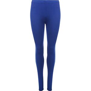 ELUM Womens Daily Plus Size Stretched Yoga Long Legging Ladies Plain and Slim Fit Pants UK Size 8-26 Royal Blue