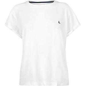 Jack Wills Womens Endmoor Boyfriend T Shirt Regular Tee Top White 8 (XS)