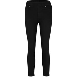 Hugo Boss Womens 931 Extra-Slim-fit Jeggings in Black Denim with Logo Waistband