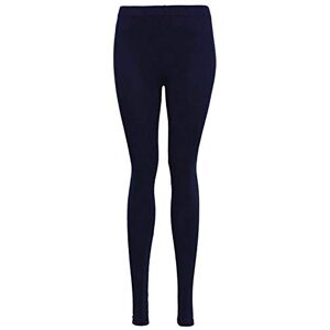 Zaif & Hari Ladies Plain Leggings Women's Long Stretchy Full Length Pants Plus Size 8-26 (Navy, 16-18)