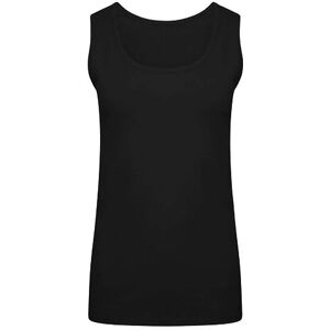 Style First Women T-Shirt Summer Sleeveless Vest Ladies Plain Active Wear Casual Tops-Black-S