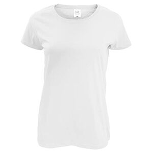 Fruit of the Loom Womens/Ladies Short Sleeve Lady Fit Original T Shirt (XL) (White)