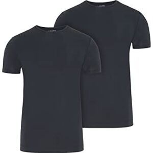 Jockey Microfiber Air T-Shirt 2-Pack in Black, Size Large