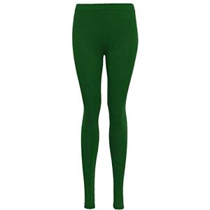 Zaif & Hari Ladies Plain Leggings Women's Long Stretchy Full Length Pants Plus Size 8-26 (Bottle Green, 8-10)