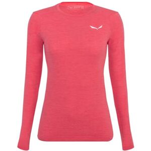 Salewa Zebru Fresh Merino Responsive Long Sleeve Tee Women, Calypso Coral, M, Female