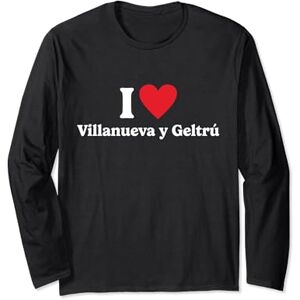 I Love Spanish Cities I love Villanueva y Geltrú Long Sleeve T-Shirt