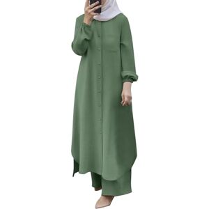 Briskorry Abaya Dress, Kaftan Women's Long Prayer Clothing with Hijab, Long Sleeve Muslim Clothing, Islam Clothing Set, Maxi Hijab Dress, Middle East, Islam Abaya Set, Long Sleeve Arabic Robe