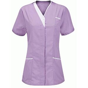 Summer Tops For Women Uk 0307a120463 Short Sleeved Shirt V Neck Tops for Women UK Pink Tshirt Womens Ladies Summer Tops Long Tops to Wear with Leggings Tops T-Shirts Blouses Clothing Top Shirts Women Nurses Clinic Carer