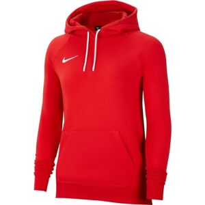 Nike Women's Nk Flc Park20 Po Hoodie Sweatshirt, Red/White, XL UK