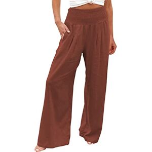 Summer Clothes Women Plus Size Wide Leg Pants Woman Trousers Plus Size Trousers for Women Ladies 3/4 Trousers White Jeans for Women UK Plus Size Palazzo Pants Baggy Trousers for Women UK Pants