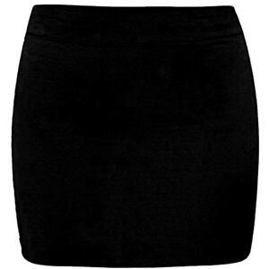 Star Fashion Global Ltd Colop Womens Plain Stretch Bodycon Short Mini Office Ladies Pencil Skirt Size 8-26 (Black, 24-26)